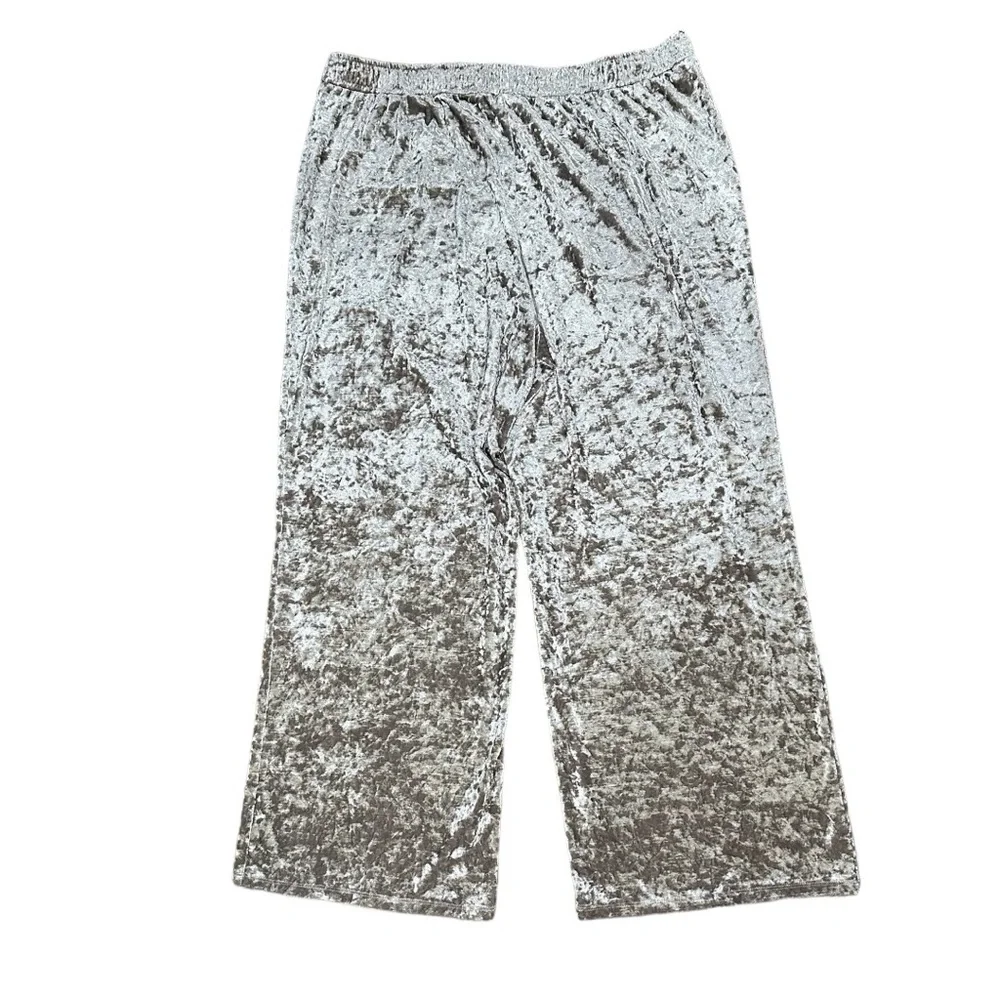 Cato Crushed Velour Pajama Pants